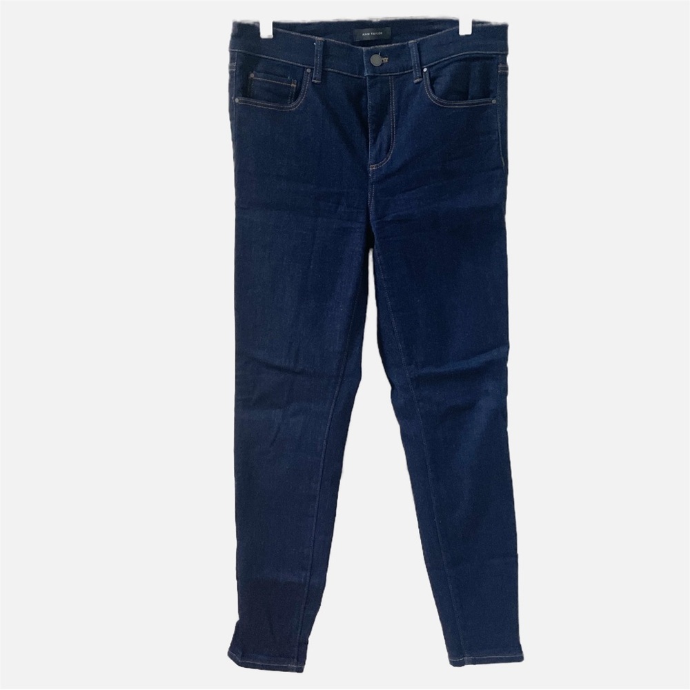 Ann Taylor Dark Blue Skinny Jeans Size 6